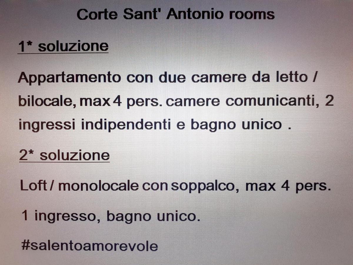 Corte Sant'Antonio rooms Martano Buitenkant foto